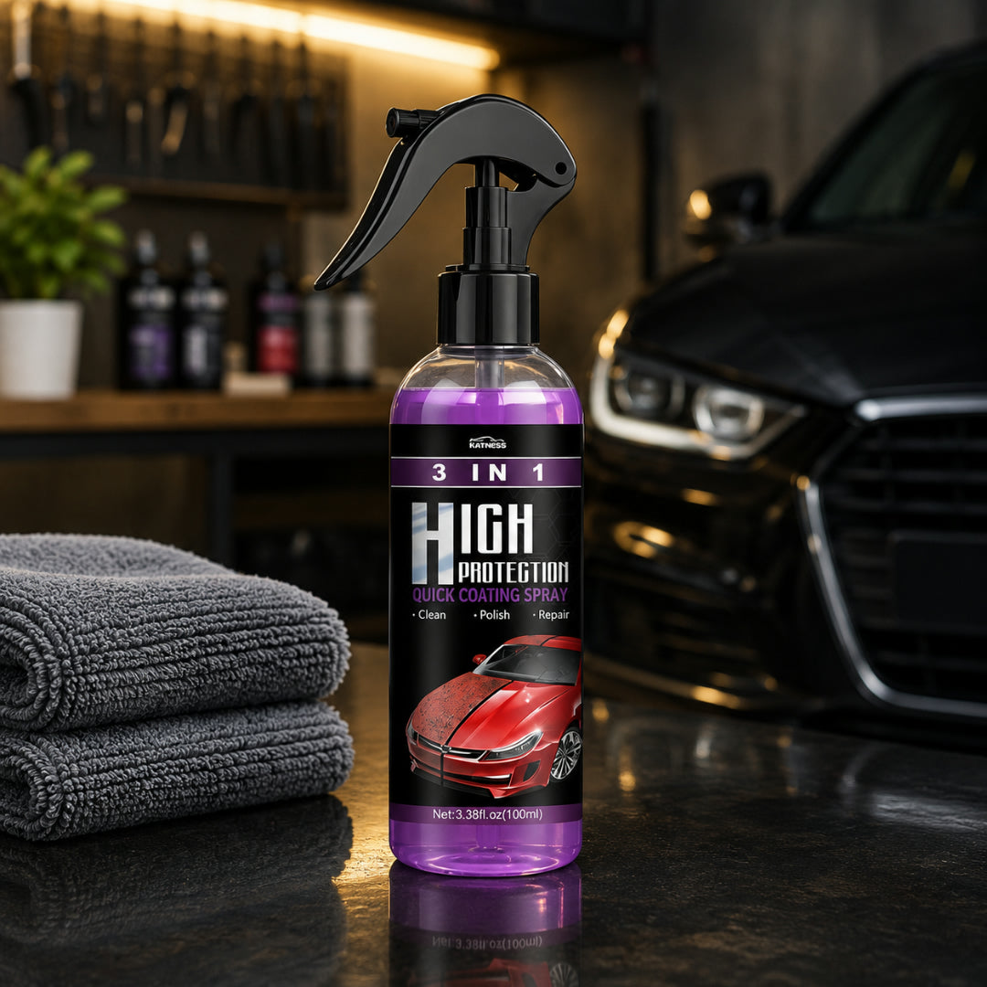 Spray Auto Lucidatura Pulizia Carrozzeria Effetto Brillante