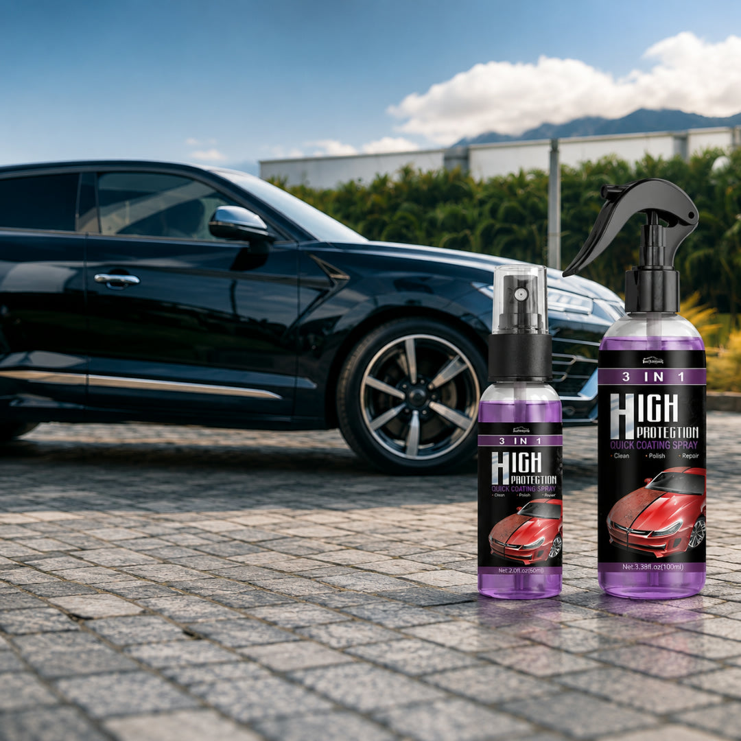 Spray Auto Lucidatura Pulizia Carrozzeria Effetto Brillante