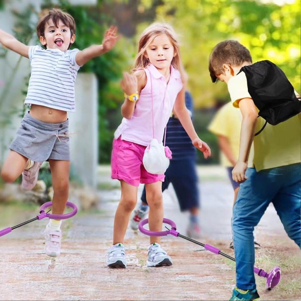 Kids Pogo Ball Jump Toy LED Counter Activity Game