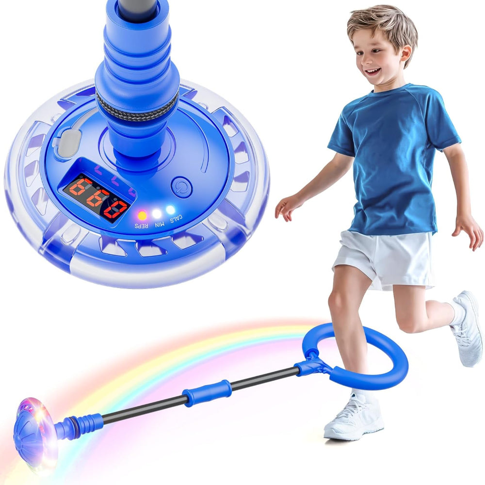 Kids Pogo Ball Jump Toy LED Counter Activity Game