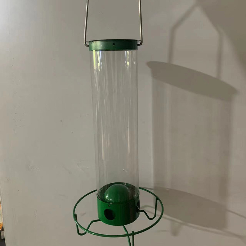 Bird Feeder Metal Hanging Squirrel Proof Seed Dispenser Outdoor