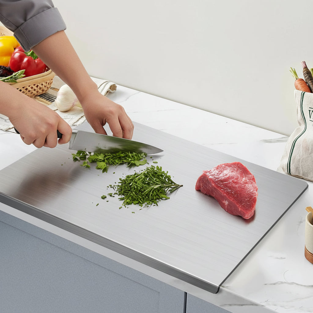 Tagliere Acciaio Inox Resistente Impermeabile Facile