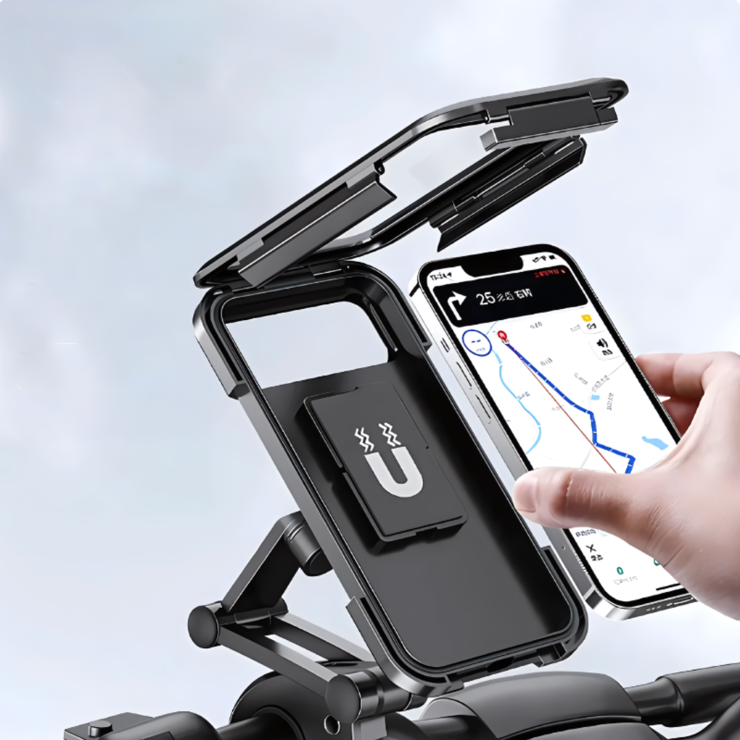 Supporto Smartphone Bici Impermeabile Rotazione Sicura