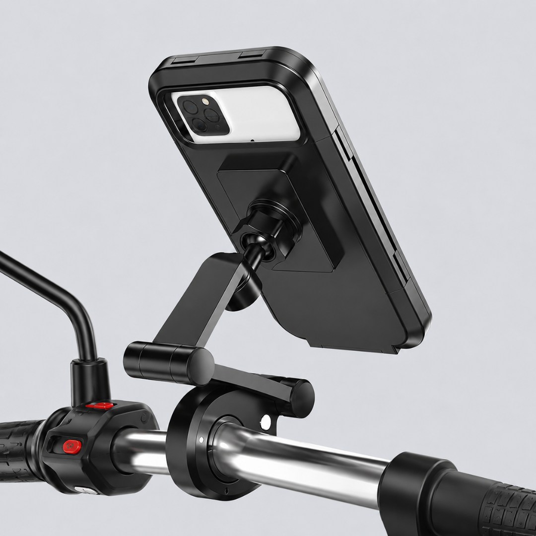 Waterproof Bike Smartphone Holder Secure Rotation