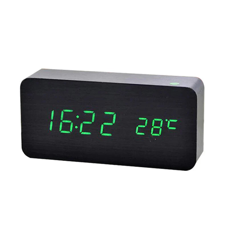 Sveglia Digitale Led Temperatura Comodino Allarme