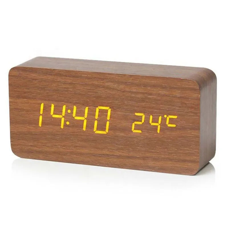 Sveglia Digitale Led Temperatura Comodino Allarme