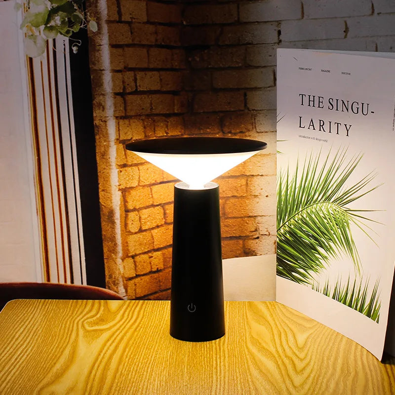 LumiRemote – Lámpara de mesa LED inalámbrica, iluminación recargable