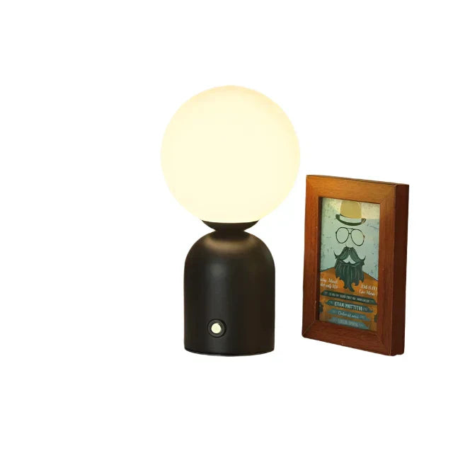 GlowLuxe - Rechargeable LED Table Lantern, Wireless and Dimmable