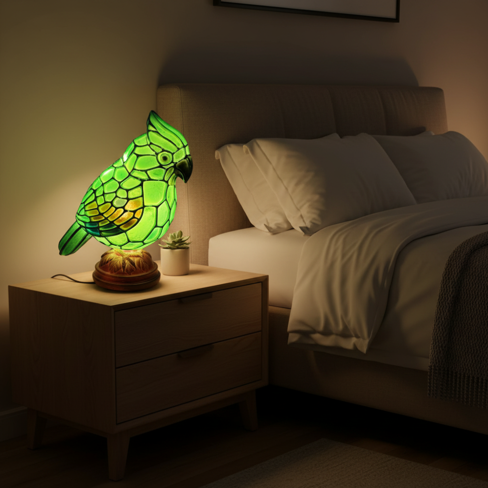 Table Lamp Shape Bird USB Powered LED Lamp