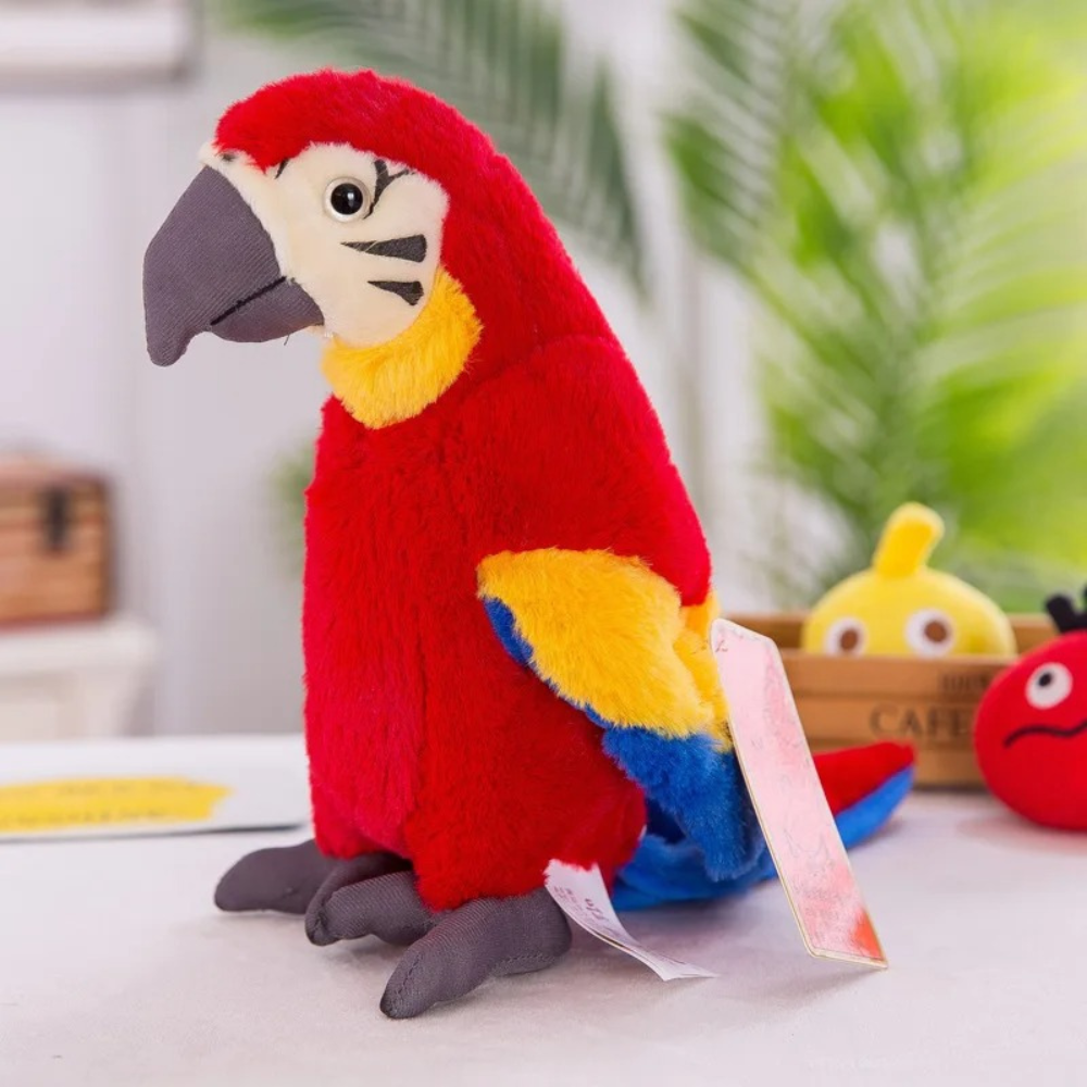 Interactive Talking Parrot Plush Toy Kids Repeat Voice - Image 2
