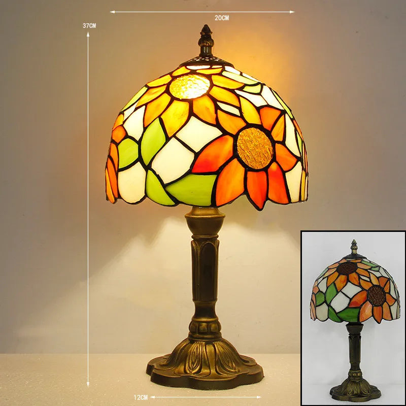 LuxLight - Lámpara de escritorio Tiffany