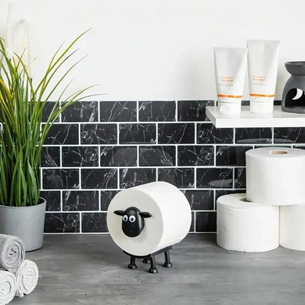 Toiletrolhouder Schaap Decoratief Staand Badkamer Opslag Houder