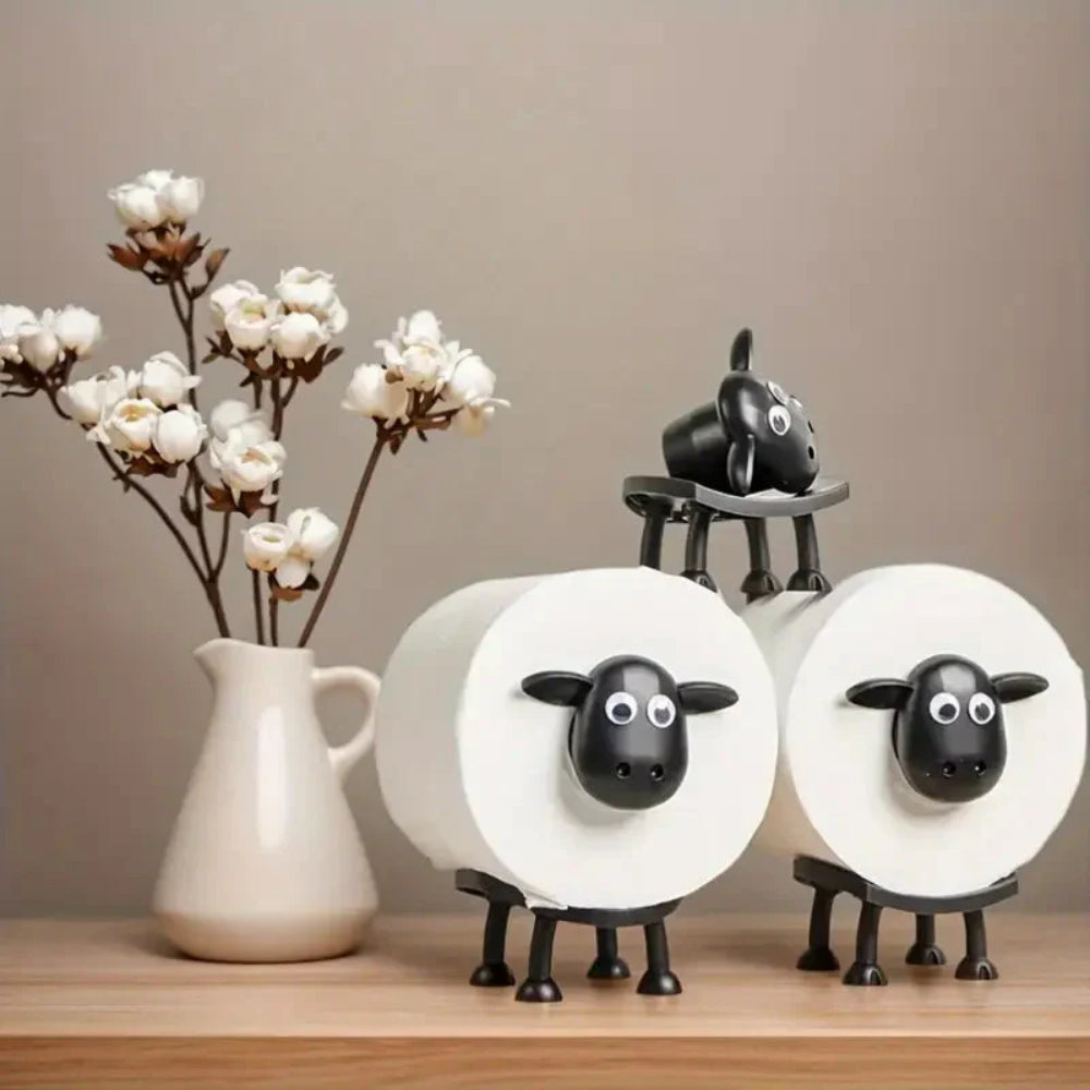 Toiletrolhouder Schaap Decoratief Staand Badkamer Opslag Houder