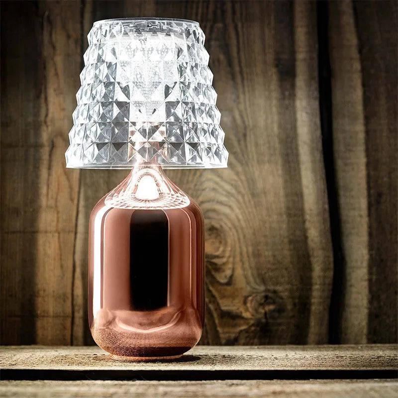 LumiBrill - Decorative LED Table Lamp in Crystal Look