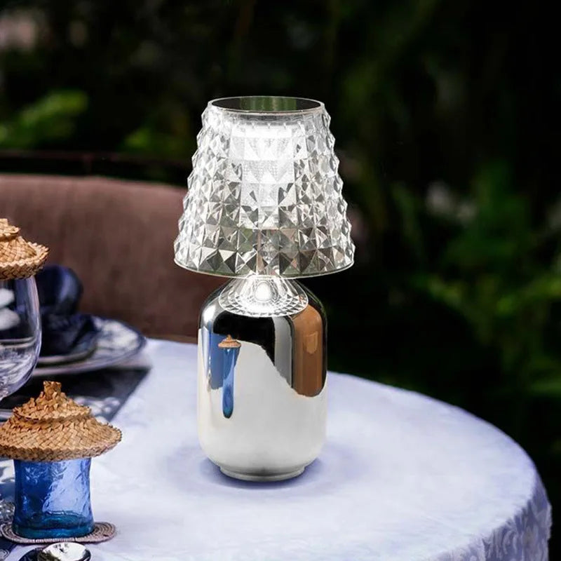 LumiBrill - Decorative LED Table Lamp in Crystal Look