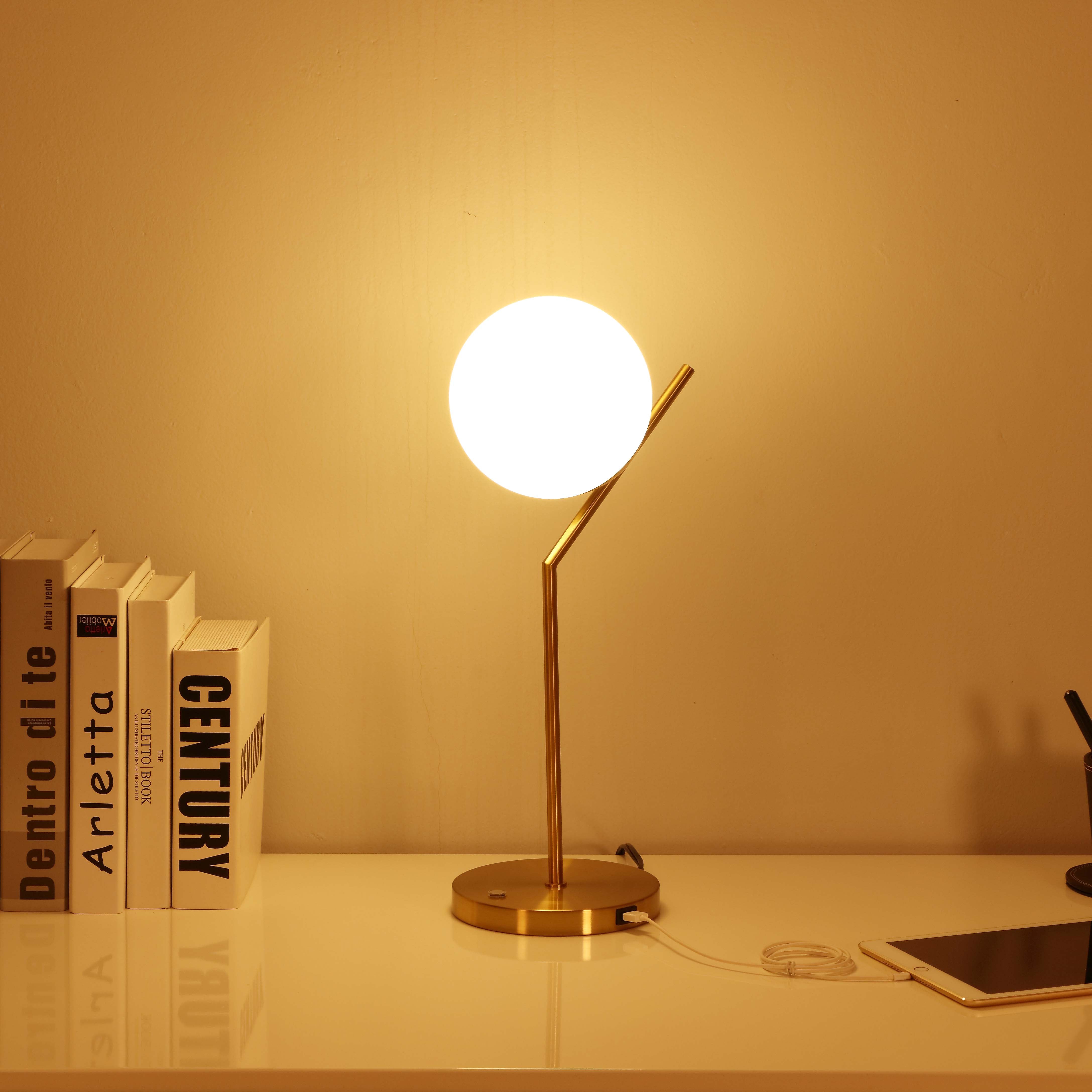 GlowTouch Lampada da Tavolo - Lampada LED Moderna ed Elegante