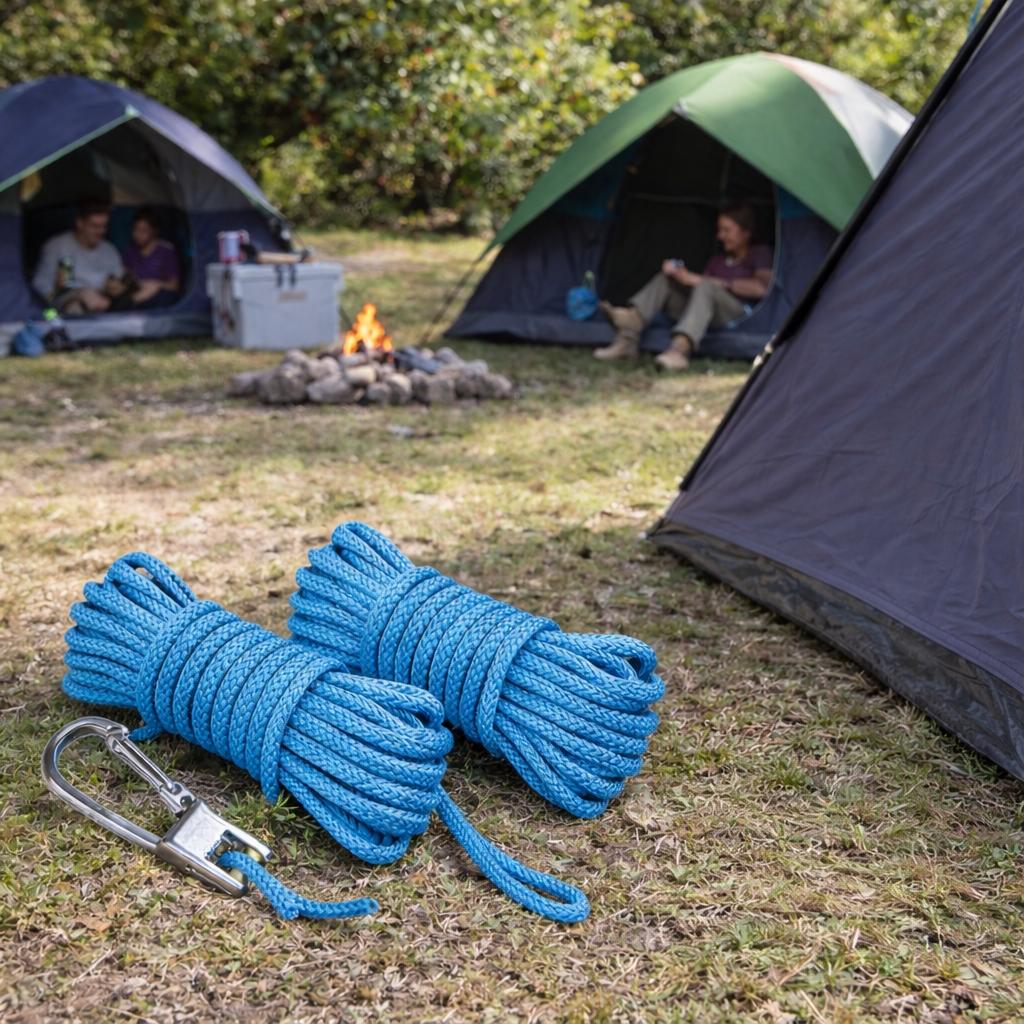 Camping Guyline Tensioner Aluminum Rope Adjuster Set