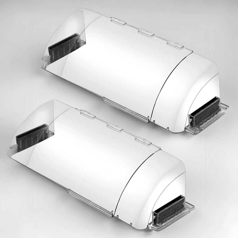 Transparant Luchtrooster Deflector Verstelbaar Kunststof Ventilatie