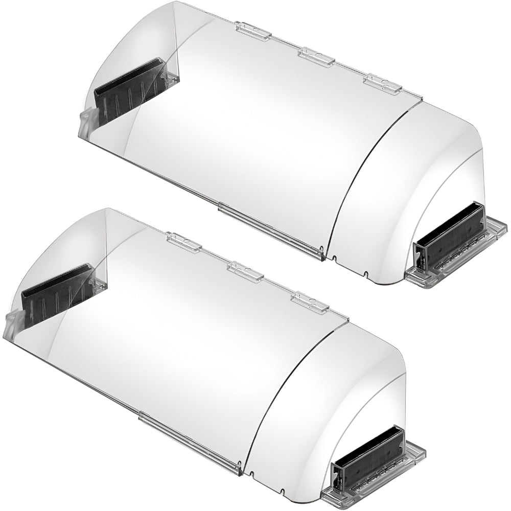 Deflettore Aria Ventilazione Trasparente Regolabile Plastica