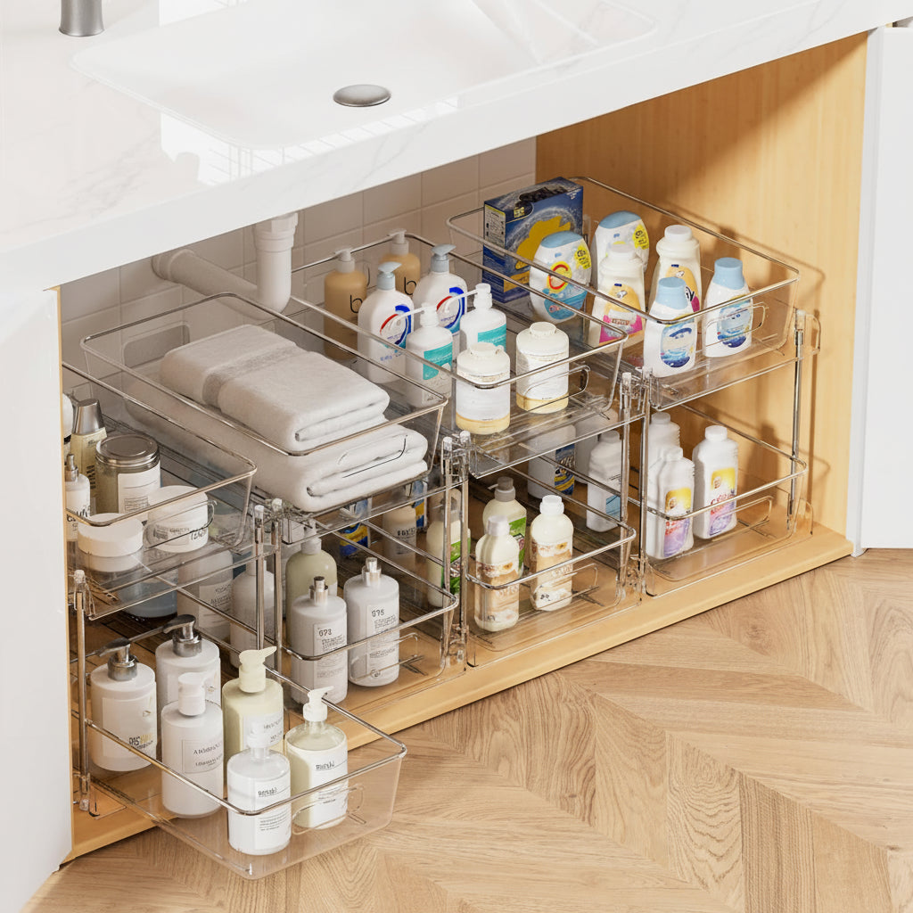 Onderkast Organizer Multifunctionele Opslagbakken Badkamer