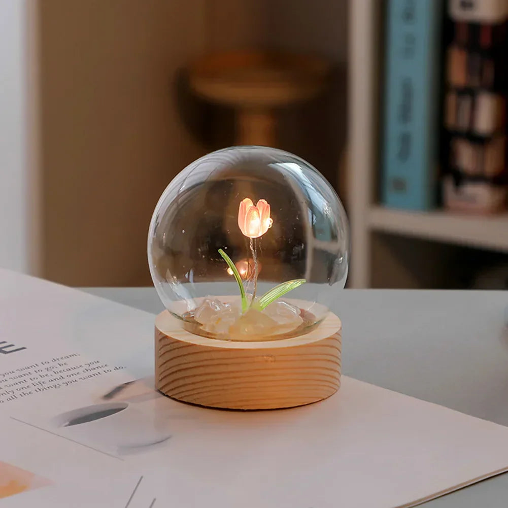 GlowTulip - LED Table Lamp – Elegant Decorative Lighting for Bedroom & Living Room