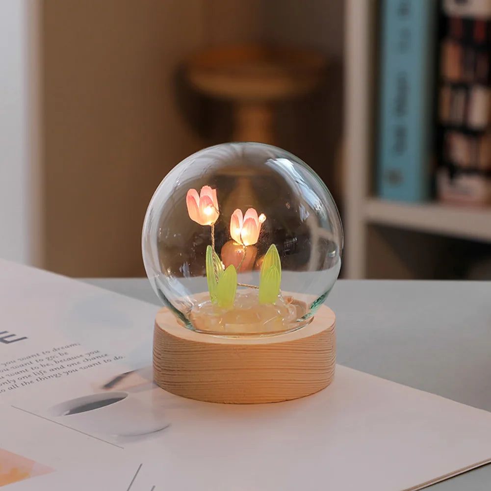 GlowTulip - LED Table Lamp – Elegant Decorative Lighting for Bedroom & Living Room