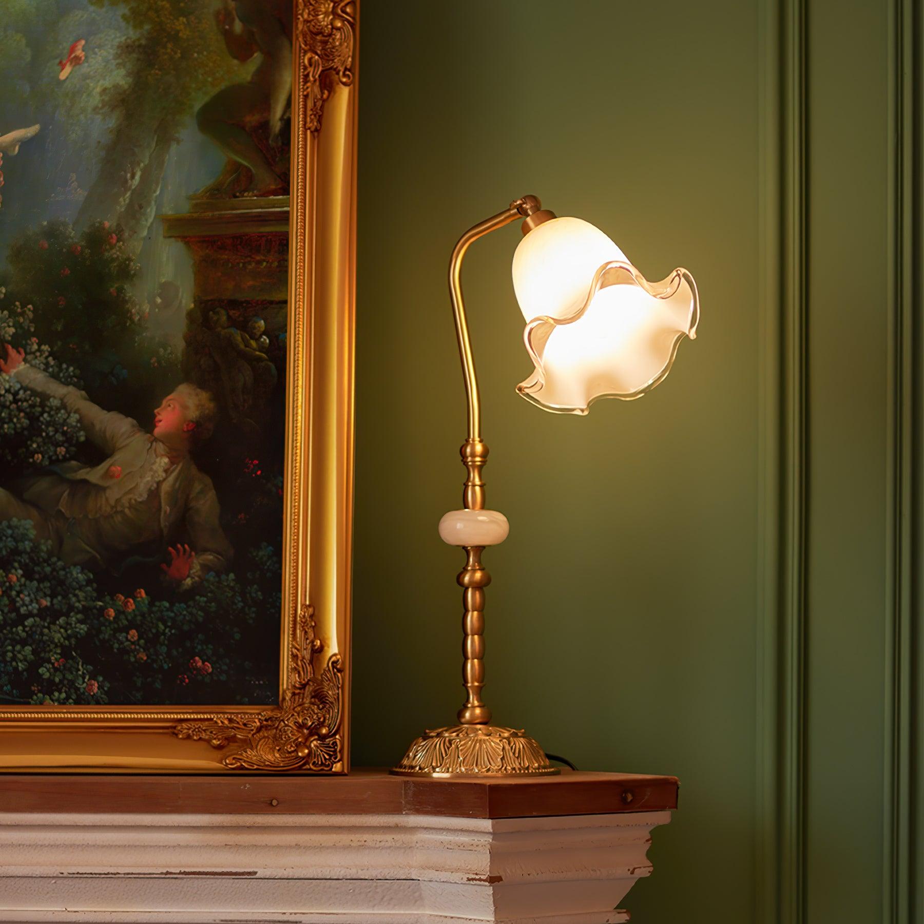 BrassGlow - Luxury Brass Table Lamp