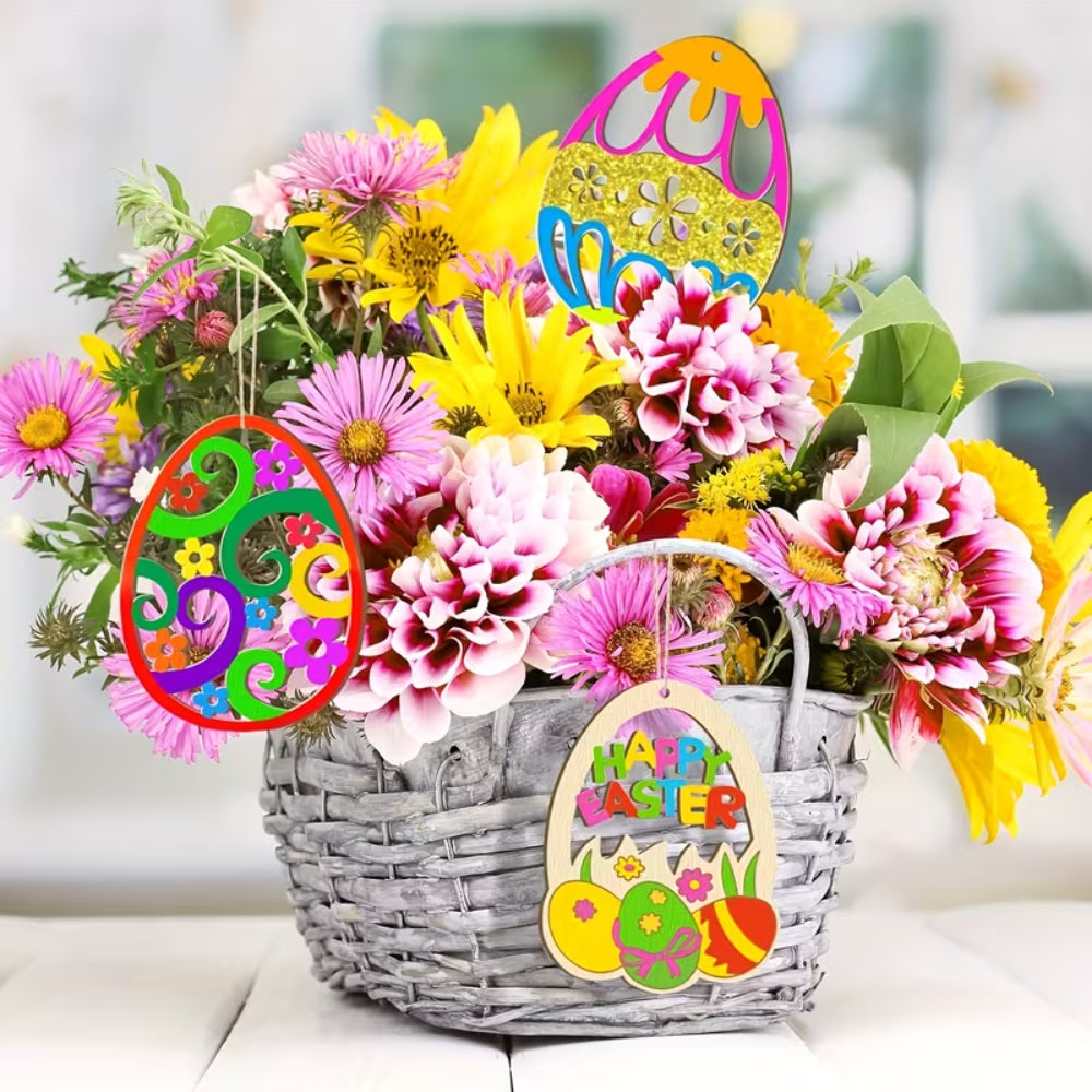 Easter Monday Decorations Hanging Egg Craft Set