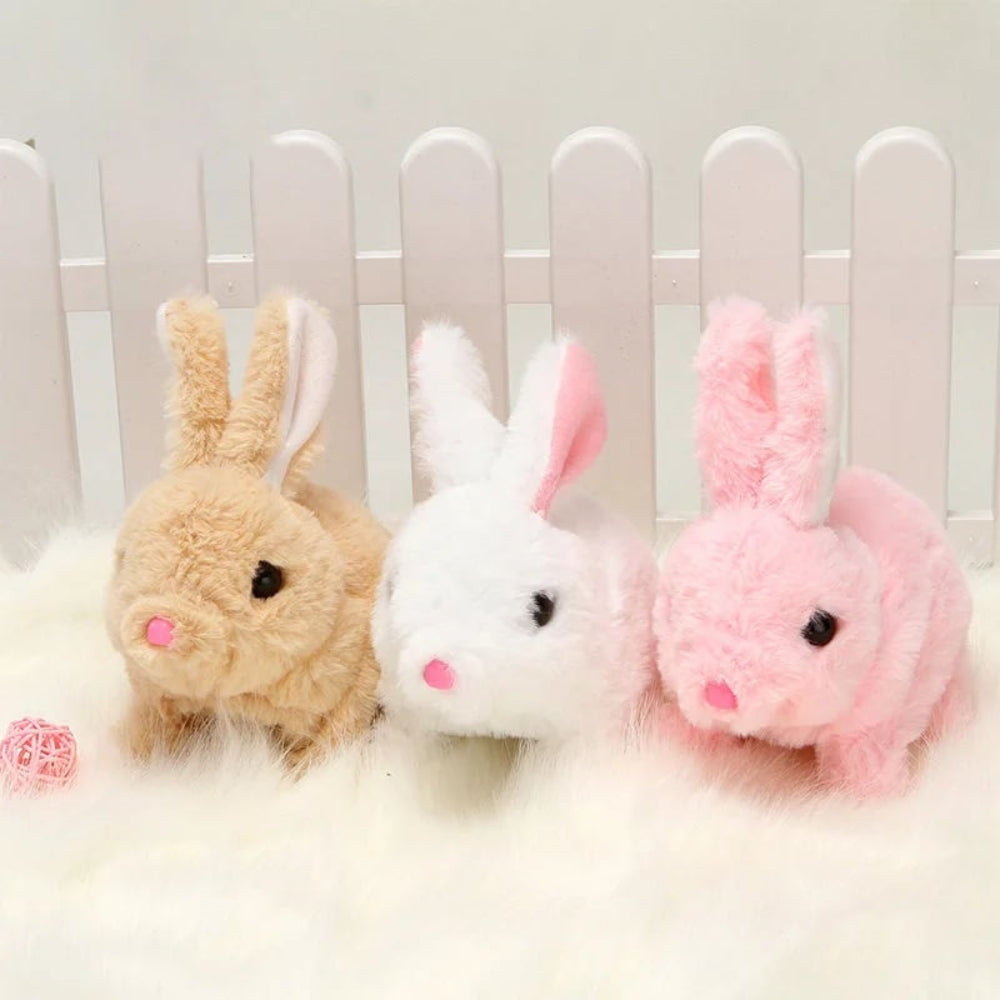 Easter Monday Baby Toy Interactive Bunny Plush Moving Sound