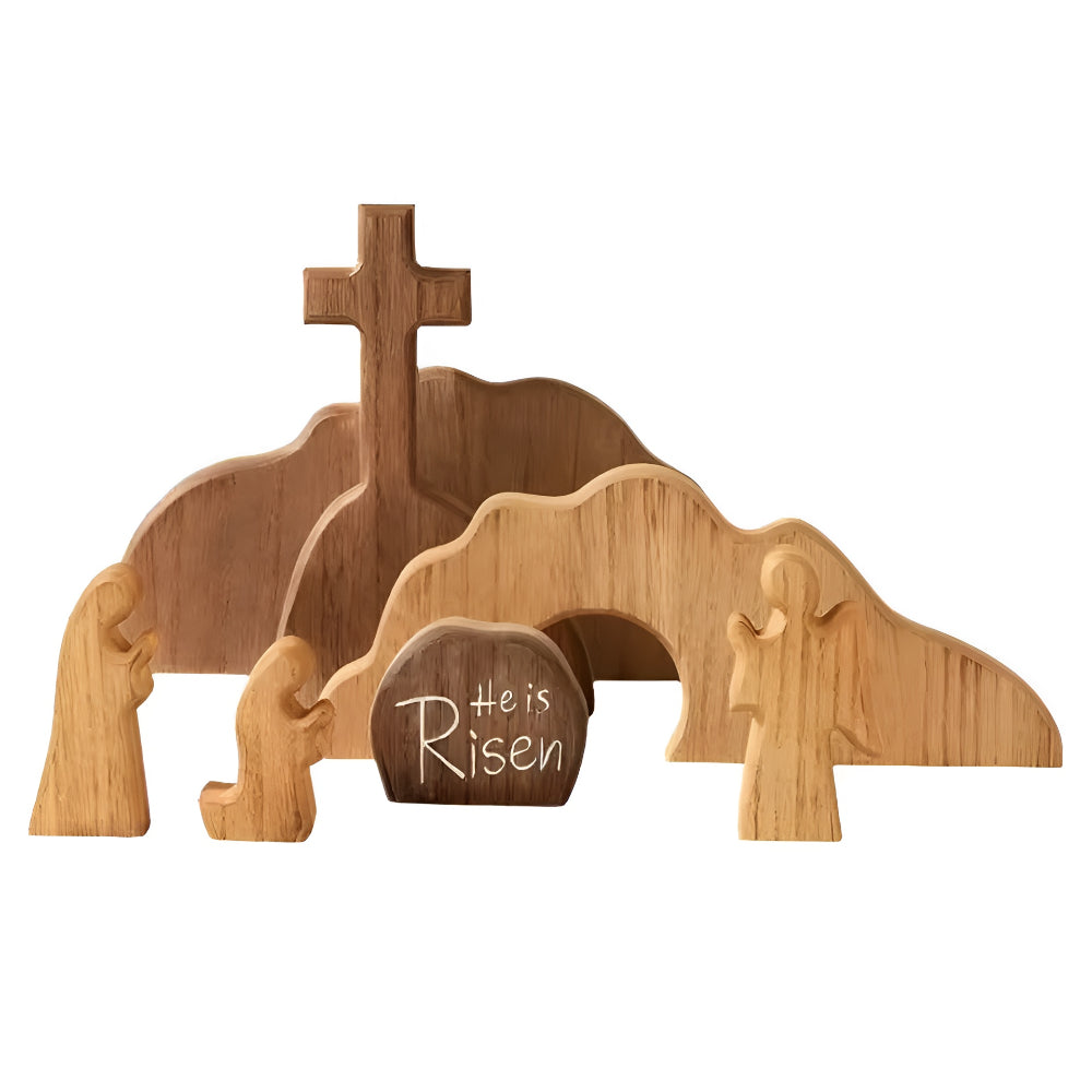 Easter Monday Easter Decoration Resurrection Scene Figure Set