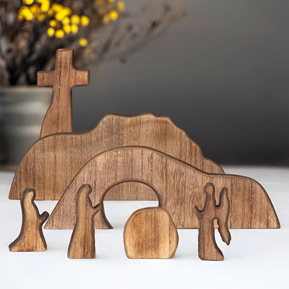 Easter Monday Easter Decoration Resurrection Scene Figure Set