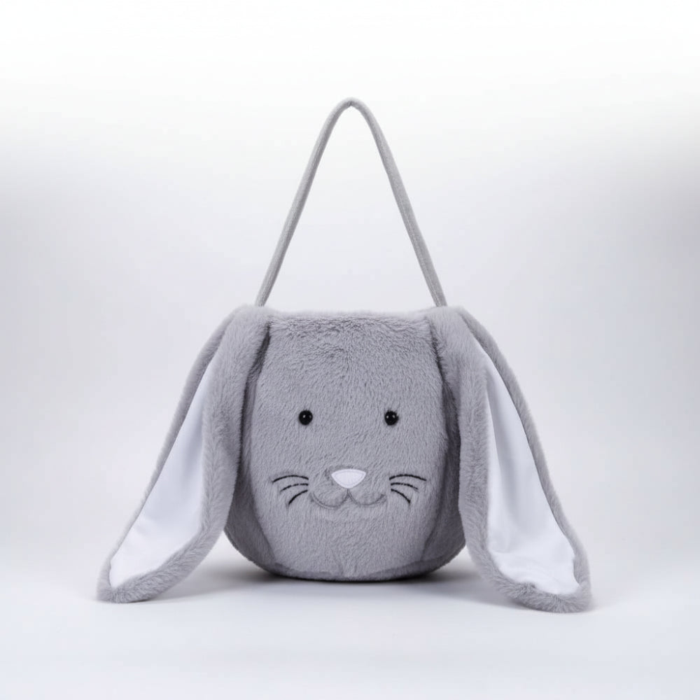 Borsa Pasqua Coniglio Peluche Bambini Porta Uova Regali