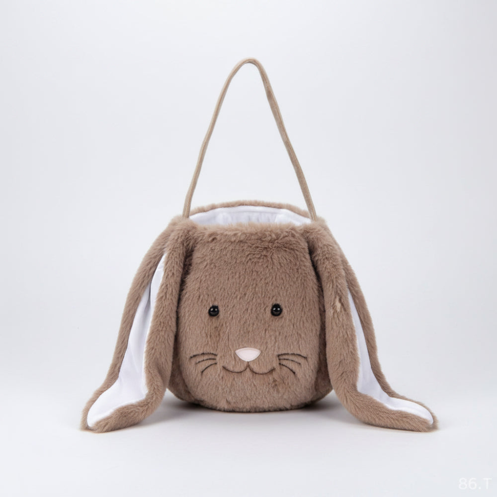 Borsa Pasqua Coniglio Peluche Bambini Porta Uova Regali