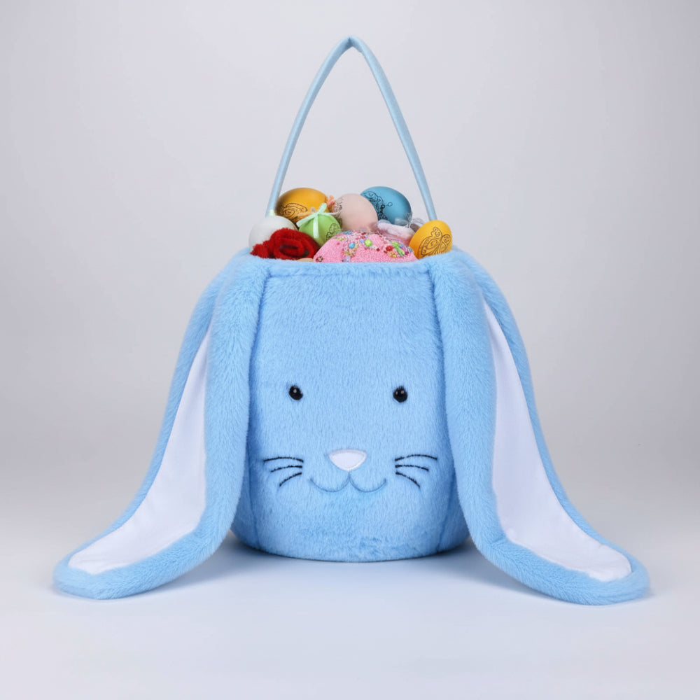 Borsa Pasqua Coniglio Peluche Bambini Porta Uova Regali