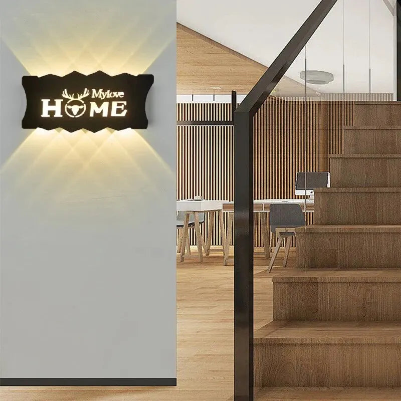 LetterLume – Gepersonaliseerde LED Wandlamp met Letters voor Woon- & Slaapkamer