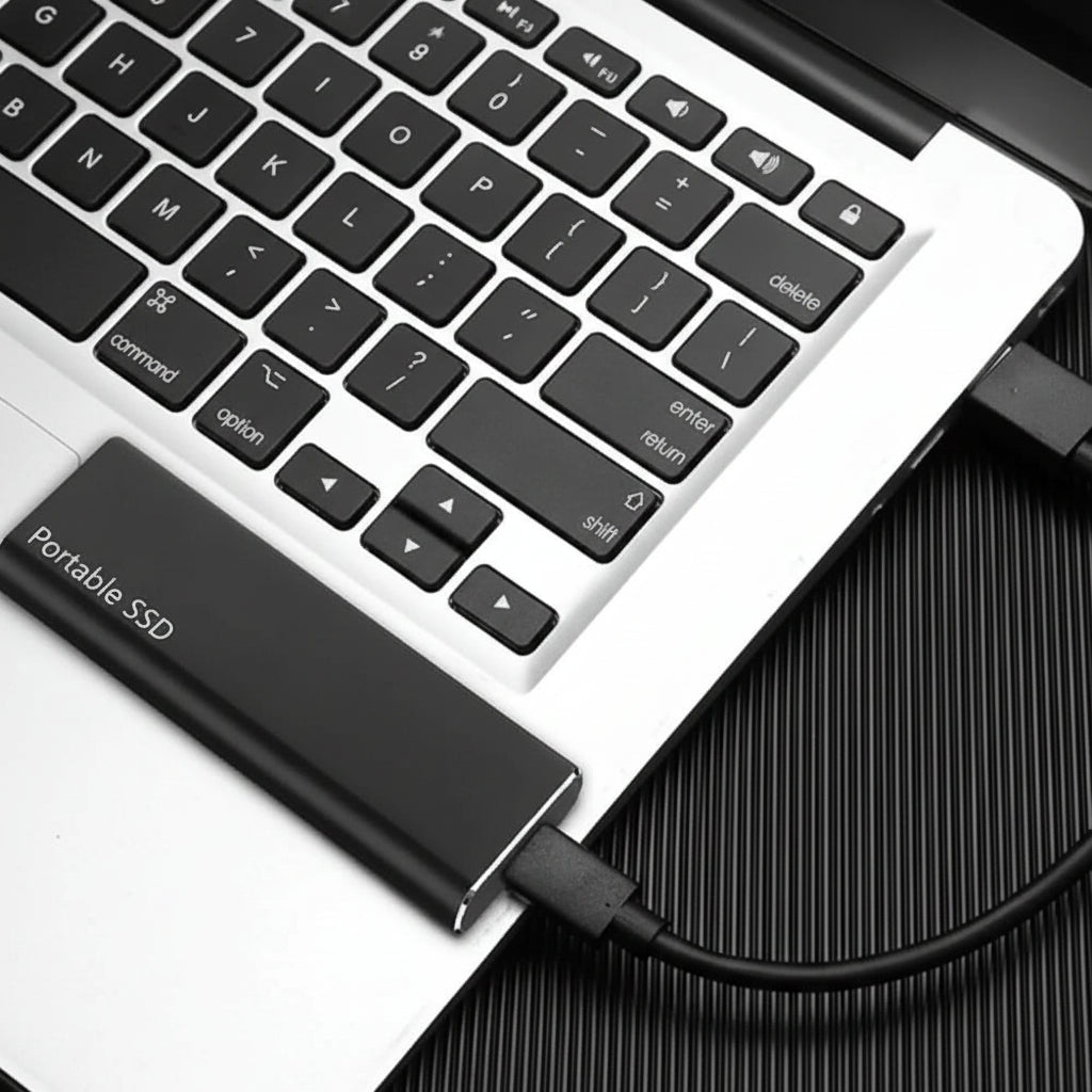 Disco Rigido Esterno USB C Portatile 4TB Archiviazione Dati Ultrasottile