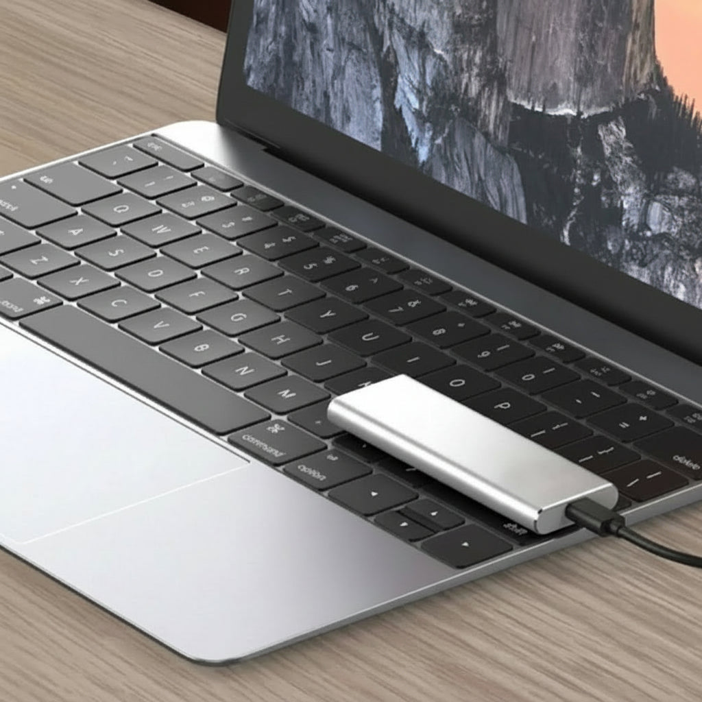 Disco Rigido Esterno USB C Portatile 4TB Archiviazione Dati Ultrasottile