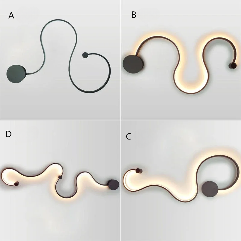 LuminovaGlow - Modern LED Wall Lamp for Indoor Use