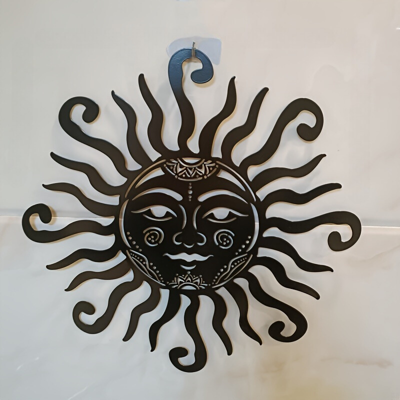 SolarFace - Metal Sun Face Wall Art