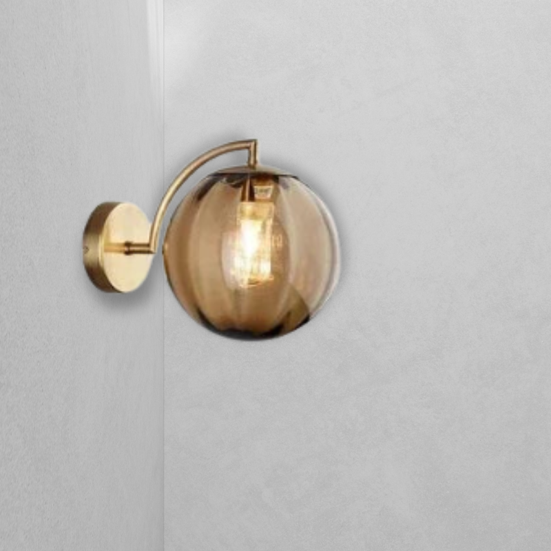 LumiCrystal - Lampada da parete in vetro moderna