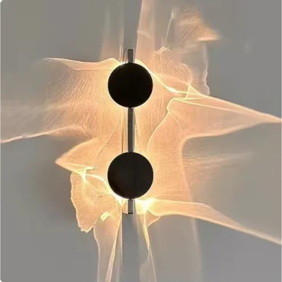 RippleGlow - Luxury Rotating Wall Lamp for Bedroom and Living Room