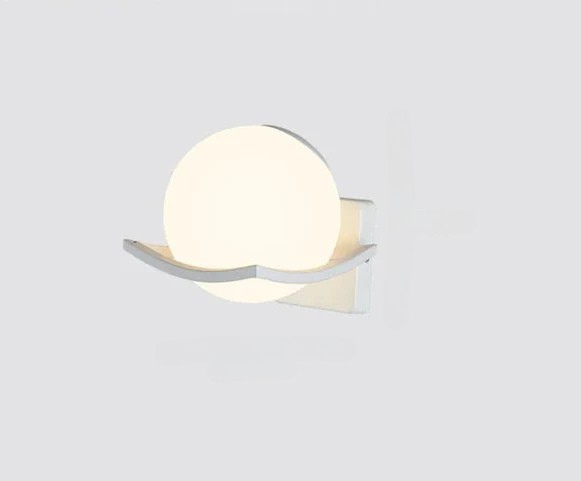 LuxeLight - Modern Milk Glass Wall Lamp with LED Lighting – Dimmable & Energy Efficient