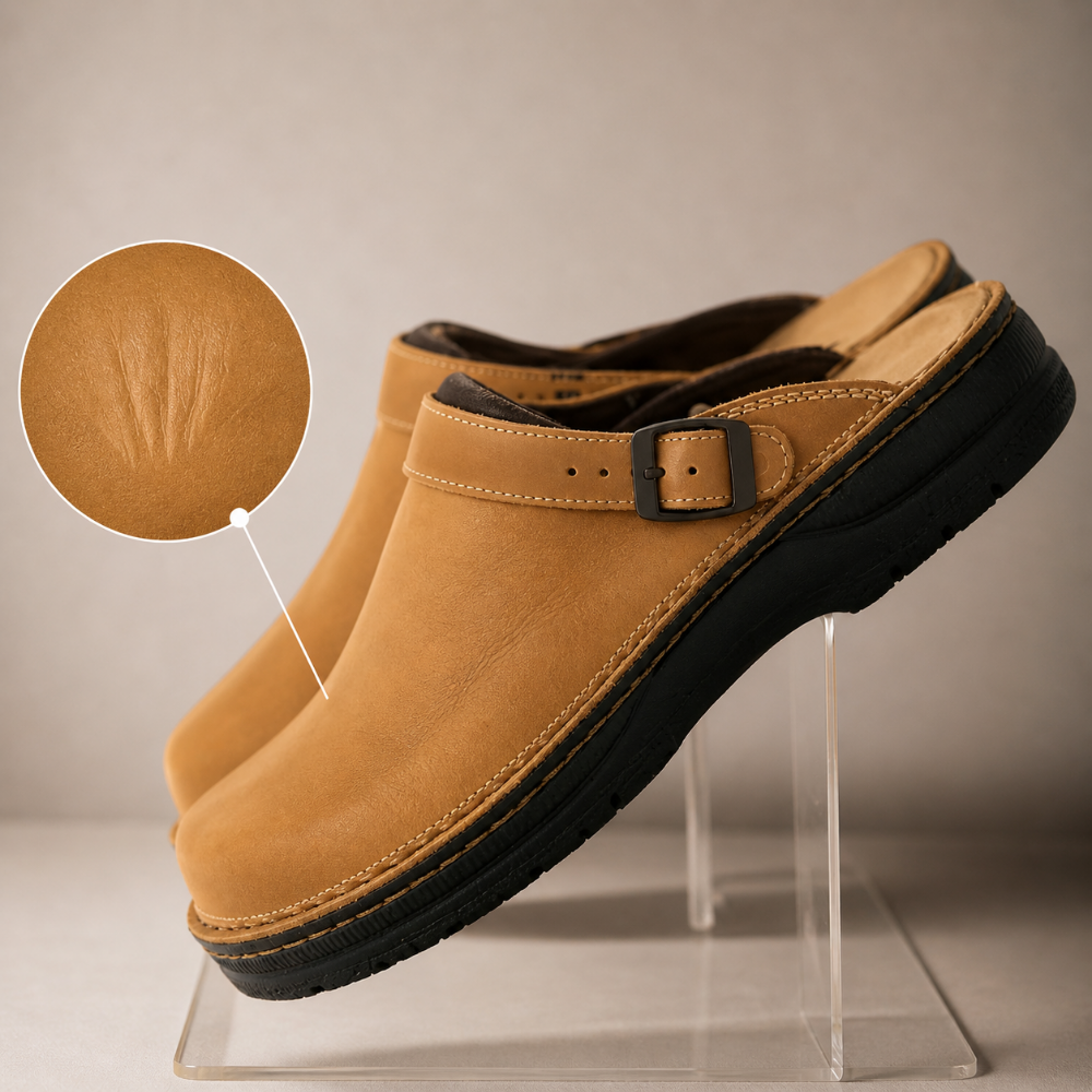 Men's Orthopedic Clogs Orthopedic Slippers Buckle Clogs