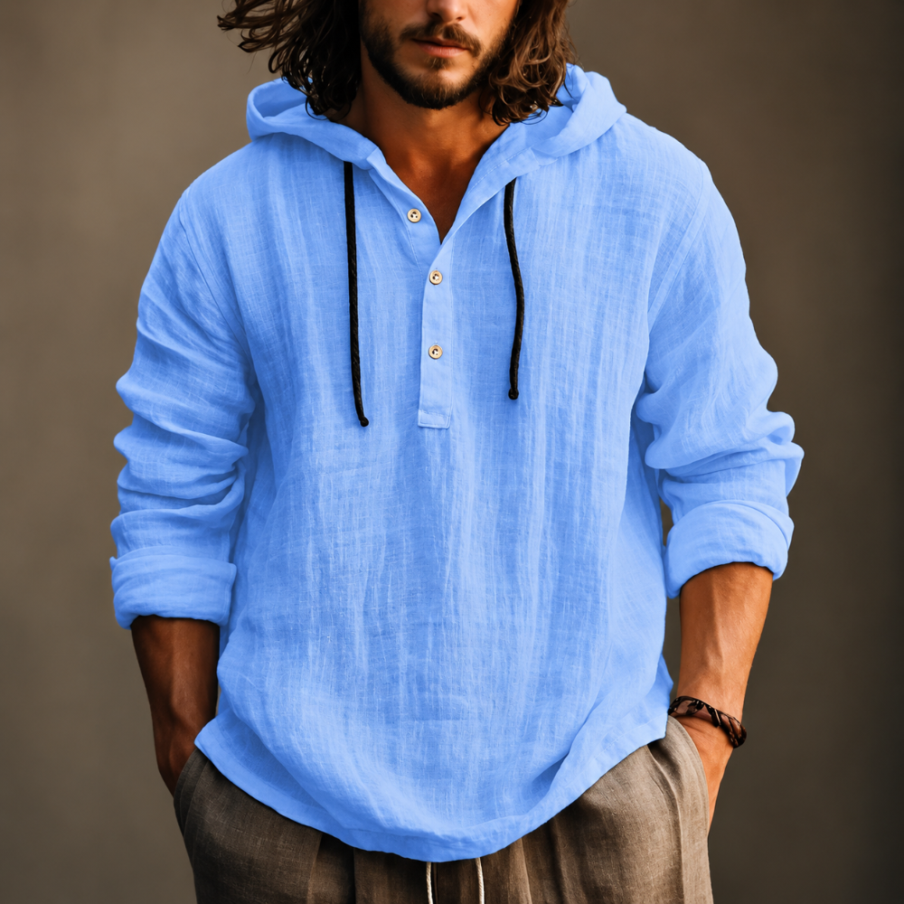Men's Summer Hoodie Long Sleeves | Casual Sweatshirt