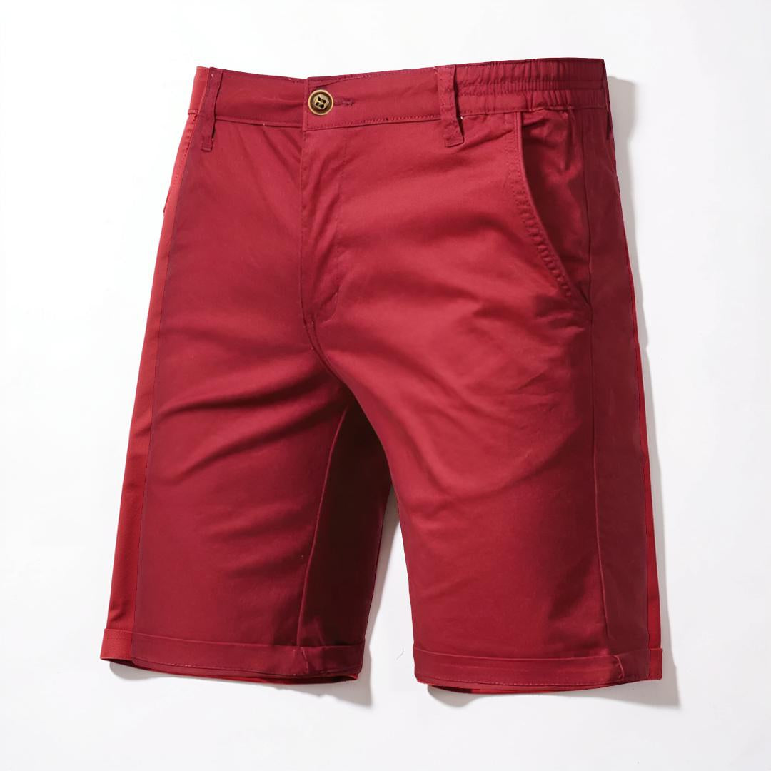 Men's Casual Elastic Chino Shorts | Summer Bermudas