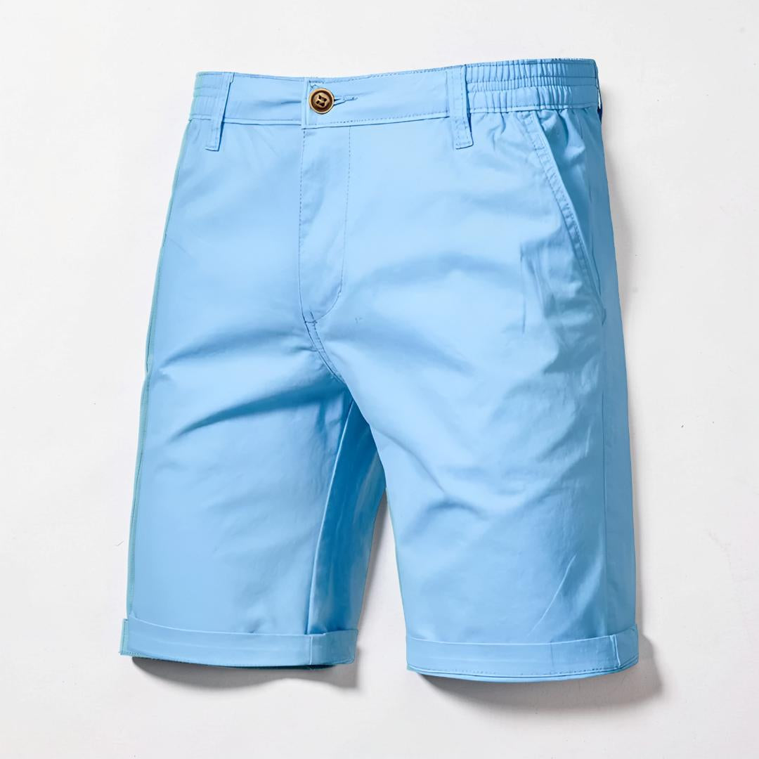 Men's Casual Elastic Chino Shorts | Summer Bermudas