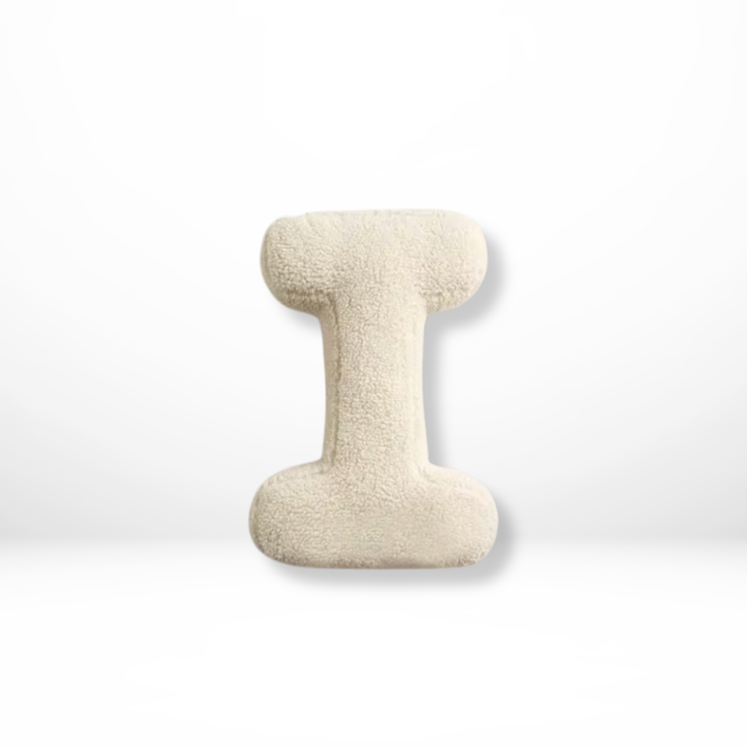 Velvet Alphabet Throw Pillow Personalized Decorative Cushion A-Z 23