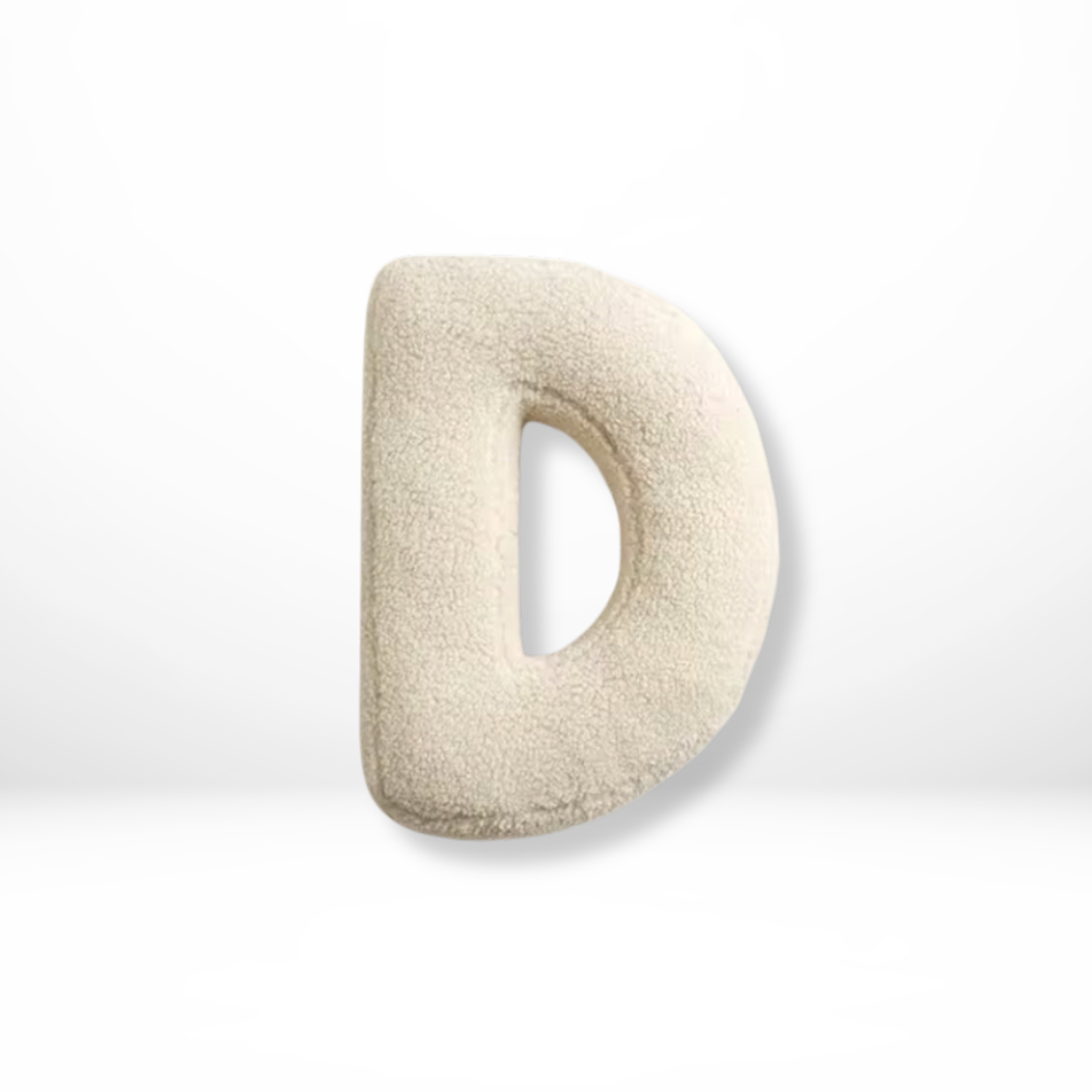 Velvet Alphabet Throw Pillow Personalized Decorative Cushion A-Z 7