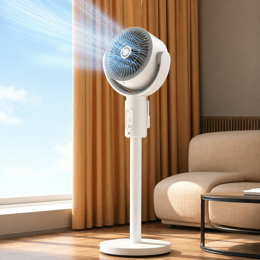 Ventilatore Piantana Raffreddamento Silenzioso Oscillante