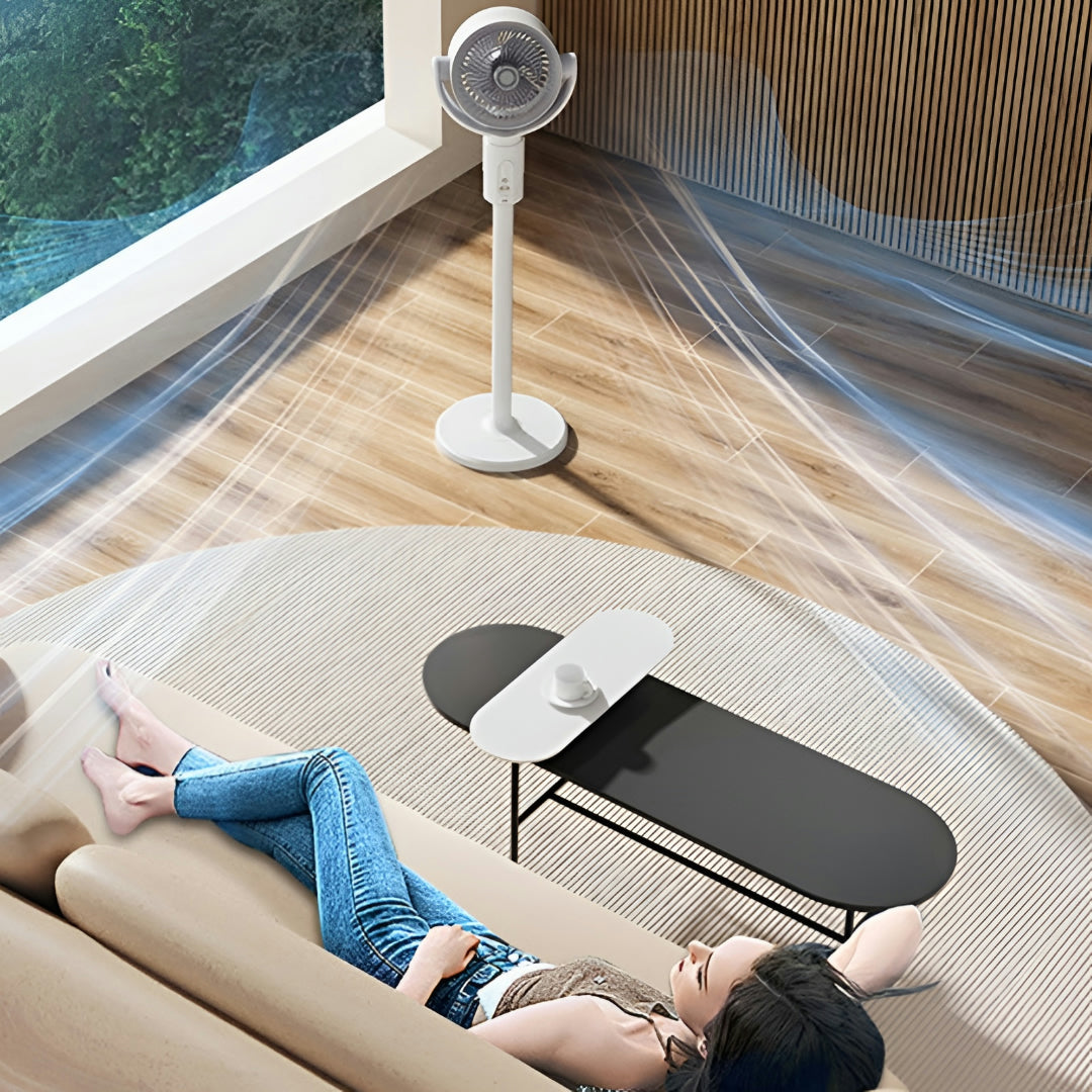 Ventilatore Piantana Raffreddamento Silenzioso Oscillante